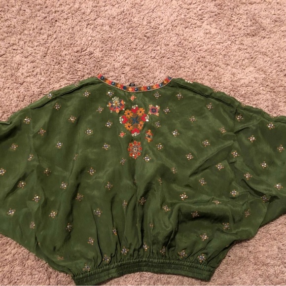 Indian Pakistani Wedding Mendhi Bridal Lengha - Picture 4 of 10